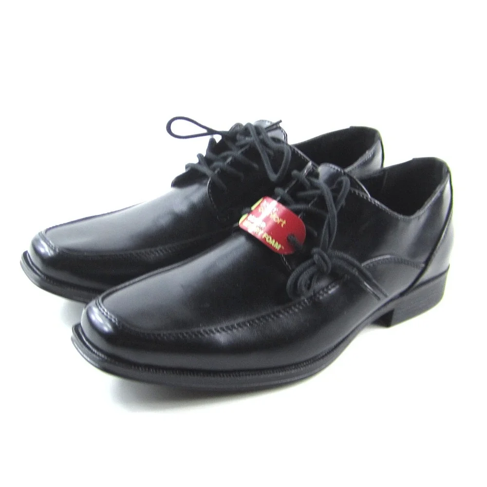 Dexter Oxford Men's Black Comfort Memory Foam Dress Shoes Size‎ 7.5 New